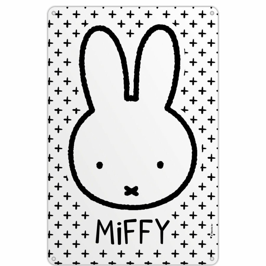 Art & Stationery MIFFY  | Miffy Face Metal Sign