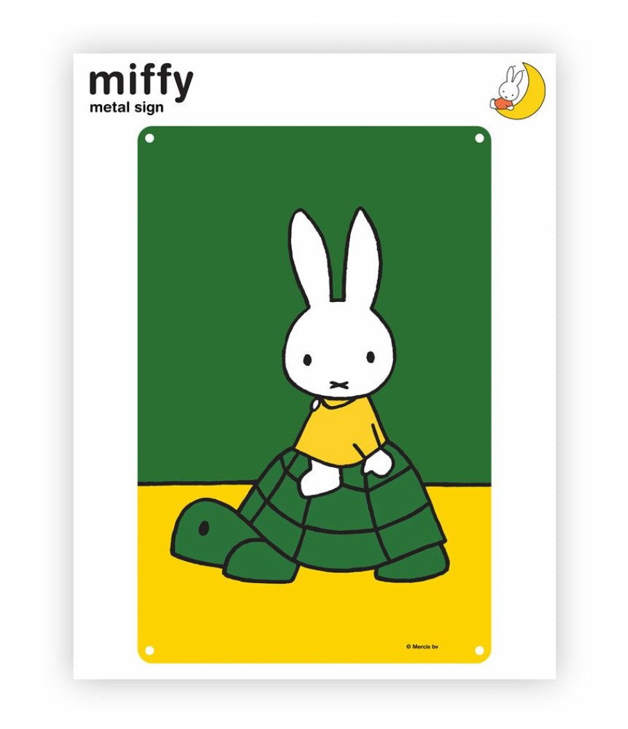 Art & Stationery MIFFY  | Miffy Tortoise Metal Sign